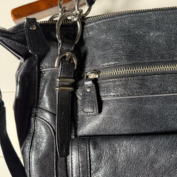 Coach Kristin Black Leather Satchel Excellent Condition - Picture 9 of 15